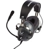 Thrustmaster T.Flight U.S. Air Force Edition Auriculares Alámbrico Diadema Juego Negro, Auriculares para gaming gris/metálico, Alámbrico, Juego, 650 g, Auriculares, Negro