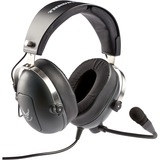 Thrustmaster T.Flight U.S. Air Force Edition Auriculares Diadema Negro, Auriculares para gaming gris/metálico, Auriculares, Diadema, Juego, Negro, Binaural, Giratorio