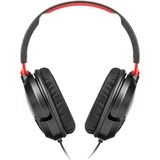 Turtle Beach Recon 50 Auriculares Alámbrico Diadema Juego Negro, Rojo, Auriculares para gaming negro, Alámbrico, Juego, 20 - 20000 Hz, 530,7 g, Auriculares, Negro, Rojo