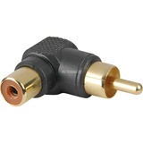 goobay 11685 cambiador de género para cable RCA Negro, Oro, Adaptador negro, RCA, RCA, Negro, Oro, A granel