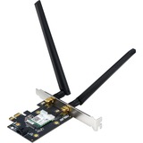 ASUS PCE-AX3000 Interno WLAN / Bluetooth 3000 Mbit/s, Adaptador Wi-Fi negro, Interno, Inalámbrico, PCI Express, WLAN / Bluetooth, Wi-Fi 6 (802.11ax), 3000 Mbit/s