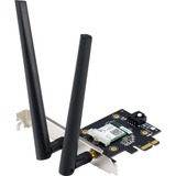 ASUS PCE-AX3000 Interno WLAN / Bluetooth 3000 Mbit/s, Adaptador Wi-Fi negro, Interno, Inalámbrico, PCI Express, WLAN / Bluetooth, Wi-Fi 6 (802.11ax), 3000 Mbit/s