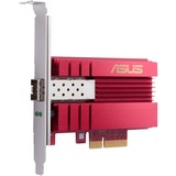 ASUS XG-C100F Interno Fibra 10000 Mbit/s, Adaptador de red Interno, Alámbrico, PCI Express, Fibra, 10000 Mbit/s, Rojo