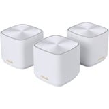 ASUS ZenWiFi AX Mini (XD4) Blanco 2, Enrutador de malla blanco, Blanco, IEEE 802.11a, IEEE 802.11ac, IEEE 802.11ax, IEEE 802.11b, IEEE 802.11g, IEEE 802.11n, 256 MB, 110 - 240 V, 50 - 60 Hz, 90 mm