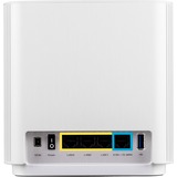 ASUS ZenWiFi AX (XT8) router inalámbrico Gigabit Ethernet Tribanda (2,4 GHz/5 GHz/5 GHz) 4G Blanco, Router WIRELESS LTE blanco, Wi-Fi 6 (802.11ax), Tribanda (2,4 GHz/5 GHz/5 GHz), Ethernet, 4G, Blanco, Router de sobremesa