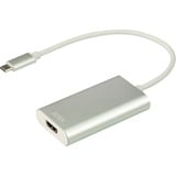 ATEN Capturadora de vídeo CAMLIVE™ HDMI a USB-C UVC, Tarjeta de captura plateado, 60 pps, 480p,720p,1080p, 1.4b, 73 mm, 42 mm, 14 mm