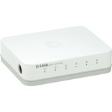 D-Link GO-SW-5G No administrado Gigabit Ethernet (10/100/1000) Blanco, Interruptor/Conmutador blanco/Gris, No administrado, Gigabit Ethernet (10/100/1000), Bidireccional completo (Full duplex)