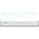 D-Link GO-SW-8G/E switch No administrado Gigabit Ethernet (10/100/1000) Blanco, Interruptor/Conmutador blanco/Gris, No administrado, Gigabit Ethernet (10/100/1000), Bidireccional completo (Full duplex)
