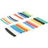 DeLOCK 86279 organizador de cables Bandeja de cables Negro, Azul, Verde, Rojo, Amarillo 50 pieza(s), Tubería del encogimiento del calor multicolor, Bandeja de cables, Negro, Azul, Verde, Rojo, Amarillo