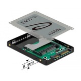 DeLOCK 91750 lector de tarjeta SATA Interno Gris, Lector de tarjetas CFast, Gris, SATA, 70 mm, 100 mm, 8 mm