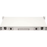 Digitus Caja de empalme de fibra óptica, equipada, ST, OM3, Caja de fíbra óptica equipada, ST, OM3, ST, Gris, Acero, Cerámica de circonio, OM3, 1 pieza(s)