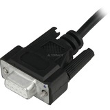 Hewlett Packard Enterprise JL448A cable de serie Negro 1,5 m DB-9 negro, Negro, 1,5 m, DB-9, Macho, Macho, 90,7 g