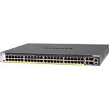 Netgear GSM4352PA Gestionado L2/L3/L4 Gigabit Ethernet (10/100/1000) Energía sobre Ethernet (PoE) 1U Negro, Interruptor/Conmutador Gestionado, L2/L3/L4, Gigabit Ethernet (10/100/1000), Energía sobre Ethernet (PoE), Montaje en rack, 1U