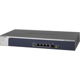 Netgear XS505M No administrado 10G Ethernet (100/1000/10000) Gris, Plata, Interruptor/Conmutador No administrado, 10G Ethernet (100/1000/10000), Bidireccional completo (Full duplex), Montaje en rack