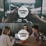 TP-Link Archer T3U WLAN 867 Mbit/s, Adaptador Wi-Fi negro, Alámbrico, USB, WLAN, Wi-Fi 5 (802.11ac), 867 Mbit/s, Negro