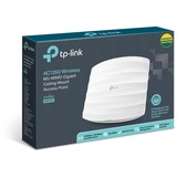 TP-Link EAP225 router inalámbrico Gigabit Ethernet Doble banda (2,4 GHz / 5 GHz) 4G Blanco, Punto de acceso blanco, Wi-Fi 5 (802.11ac), Doble banda (2,4 GHz / 5 GHz), Ethernet, 4G, Blanco, Enrutador portátil