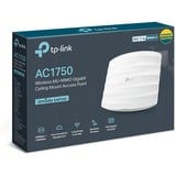 TP-Link Omada EAP245 1750 Mbit/s Blanco Energía sobre Ethernet (PoE), Punto de acceso blanco, 2,4 GHz, 5 GHz, 1750 Mbit/s, 64-bit WEP, 128-bit WEP, 152-bit WEP, WPA, WPA-PSK, WPA2, WPA2-PSK, 10,100,1000 Mbit/s