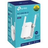 TP-Link RE305 ampliador de red Repetidor de red Blanco 10, 100 Mbit/s blanco, Repetidor de red, 867 Mbit/s, 10,100 Mbit/s, Windows 10, Windows 7, Windows 8, Windows 8.1, Windows 98SE, Windows NT, Windows XP, Interno, 17 dbm