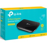 TP-Link TL-SG1005D No administrado Gigabit Ethernet (10/100/1000) Negro, Interruptor/Conmutador negro, No administrado, Gigabit Ethernet (10/100/1000), Bidireccional completo (Full duplex)