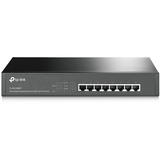 TP-Link TL-SG1008MP, Interruptor/Conmutador No administrado, Gigabit Ethernet (10/100/1000), Bidireccional completo (Full duplex), Energía sobre Ethernet (PoE), Montaje en rack, 1U