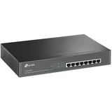 TP-Link TL-SG1008MP, Interruptor/Conmutador No administrado, Gigabit Ethernet (10/100/1000), Bidireccional completo (Full duplex), Energía sobre Ethernet (PoE), Montaje en rack, 1U