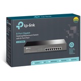 TP-Link TL-SG1008MP, Interruptor/Conmutador No administrado, Gigabit Ethernet (10/100/1000), Bidireccional completo (Full duplex), Energía sobre Ethernet (PoE), Montaje en rack, 1U