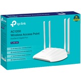 TP-Link TL-WA1201 867 Mbit/s Blanco Energía sobre Ethernet (PoE), Punto de acceso 867 Mbit/s, 300 Mbit/s, 867 Mbit/s, 10,100,1000 Mbit/s, IEEE 802.11a, IEEE 802.11ac, IEEE 802.11b, IEEE 802.11g, IEEE 802.11n, 10/100/1000Base-T(X)