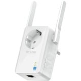 TP-Link TL-WA860RE adaptador de red PowerLine 300 Mbit/s Ethernet Wifi Blanco 1 pieza(s), Repetidor blanco, 300 Mbit/s, IEEE 802.11b, IEEE 802.11g, IEEE 802.11n, IEEE 802.3, IEEE 802.3u, Ethernet rápido, 10,100 Mbit/s, Wi-Fi 4 (802.11n), 802.11b, 802.11g, Wi-Fi 4 (802.11n)