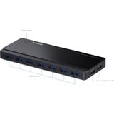 TP-Link UH720 hub de interfaz USB 3.2 Gen 1 (3.1 Gen 1) Micro-B 5000 Mbit/s Negro, Hub USB negro, USB 3.2 Gen 1 (3.1 Gen 1) Micro-B, USB 3.2 Gen 1 (3.1 Gen 1) Type-A, 5000 Mbit/s, Negro, 1 m, USB
