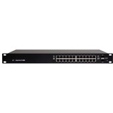 Ubiquiti EdgeSwitch 24 250W Gestionado L2/L3 Gigabit Ethernet (10/100/1000) Energía sobre Ethernet (PoE) 1U Negro, Interruptor/Conmutador Gestionado, L2/L3, Gigabit Ethernet (10/100/1000), Energía sobre Ethernet (PoE), Montaje en rack, 1U