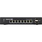 Ubiquiti EdgeSwitch 8 150W Gestionado L2/L3 Gigabit Ethernet (10/100/1000) Energía sobre Ethernet (PoE) Negro, Interruptor/Conmutador Gestionado, L2/L3, Gigabit Ethernet (10/100/1000), Bidireccional completo (Full duplex), Energía sobre Ethernet (PoE)