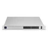 Ubiquiti UniFi Pro 24-Port PoE Gestionado L2/L3 Gigabit Ethernet (10/100/1000) Energía sobre Ethernet (PoE) 1U Plata, Interruptor/Conmutador gris, Gestionado, L2/L3, Gigabit Ethernet (10/100/1000), Energía sobre Ethernet (PoE), Montaje en rack, 1U