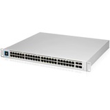 Ubiquiti UniFi Pro 48-Port PoE Gestionado L2/L3 Gigabit Ethernet (10/100/1000) Energía sobre Ethernet (PoE) 1U Plata, Interruptor/Conmutador gris, Gestionado, L2/L3, Gigabit Ethernet (10/100/1000), Energía sobre Ethernet (PoE), Montaje en rack, 1U