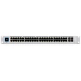 Ubiquiti UniFi Pro 48-Port PoE Gestionado L2/L3 Gigabit Ethernet (10/100/1000) Energía sobre Ethernet (PoE) 1U Plata, Interruptor/Conmutador gris, Gestionado, L2/L3, Gigabit Ethernet (10/100/1000), Energía sobre Ethernet (PoE), Montaje en rack, 1U