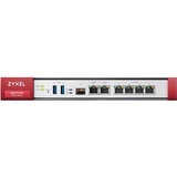 Zyxel USG Flex 200 cortafuegos (hardware) 1800 Mbit/s 1800 Mbit/s, 450 Mbit/s, 100 Gbit/s, 60 transacciones por segundo, 45,38 BTU/h, 529688,2 h