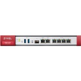 Zyxel USG Flex 200 cortafuegos (hardware) 1,8 Gbit/s 1,8 Gbit/s, 0,45 Gbit/s, 100 Gbit/s, 60 transacciones por segundo, 45,38 BTU/h, 529688,2 h