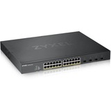 Zyxel XGS1930-28HP Gestionado L3 Gigabit Ethernet (10/100/1000) Energía sobre Ethernet (PoE) Negro, Interruptor/Conmutador negro, Gestionado, L3, Gigabit Ethernet (10/100/1000), Energía sobre Ethernet (PoE), Montaje en rack