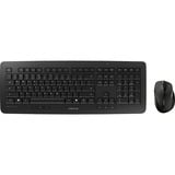 CHERRY DW 5100 teclado Ratón incluido Universal RF inalámbrico Inglés de EE. UU. Negro, Juego de escritorio negro, Completo (100%), Inalámbrico, RF inalámbrico, Negro, Ratón incluido