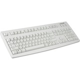 CHERRY G83-6104 teclado Universal USB QWERTY Inglés de EE. UU. Gris beige, Completo (100%), Alámbrico, USB, QWERTY, Gris