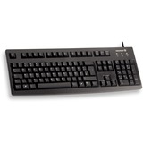 CHERRY G83-6104 teclado Universal USB QWERTY Inglés de EE. UU. Negro negro, Completo (100%), Alámbrico, USB, QWERTY, Negro