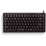 CHERRY G84-4100 teclado Universal USB QWERTY Inglés de EE. UU. Negro negro, Mini, Alámbrico, USB, QWERTY, Negro