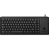 CHERRY G84-4400 teclado Universal USB QWERTY Inglés de EE. UU. Negro negro, Completo (100%), Alámbrico, USB, QWERTY, Negro