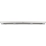 CHERRY KC 6000 SLIM FOR MAC teclado Oficina USB QWERTY Inglés de EE. UU. Plata plateado/blanco, Completo (100%), Alámbrico, USB, QWERTY, Plata