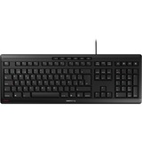 CHERRY STREAM teclado Universal USB QWERTY Español Negro negro, Completo (100%), Alámbrico, USB, Interruptor mecánico, QWERTY, Negro