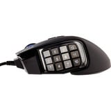 Corsair Scimitar RGB Elite ratón mano derecha USB tipo A Óptico 18000 DPI, Ratones para gaming negro, mano derecha, Óptico, USB tipo A, 18000 DPI, Negro