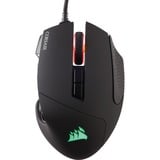 Corsair Scimitar RGB Elite ratón mano derecha USB tipo A Óptico 18000 DPI, Ratones para gaming negro, mano derecha, Óptico, USB tipo A, 18000 DPI, Negro