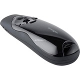 Kensington Control del cursor inalámbrico con láser verde, Presentador negro/Negro brillante, RF, USB, 45 m, Negro