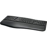 Kensington Pro Fit Ergo teclado Universal RF inalámbrica + USB QWERTZ Alemán Negro negro, Completo (100%), Inalámbrico y alámbrico, RF inalámbrica + USB, QWERTZ, Negro