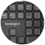 Kensington Pro Fit Ergo teclado Universal RF inalámbrica + USB QWERTZ Alemán Negro negro, Completo (100%), Inalámbrico y alámbrico, RF inalámbrica + USB, QWERTZ, Negro