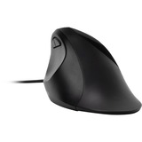 Kensington Ratón con cable Pro Fit Ergo negro, mano derecha, Óptico, USB tipo A, 3200 DPI, Negro